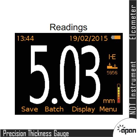 Precision Thickness Gauge - Durable Aluminum, Compact Design | High Accuracy Measurement, User-friendly Interface