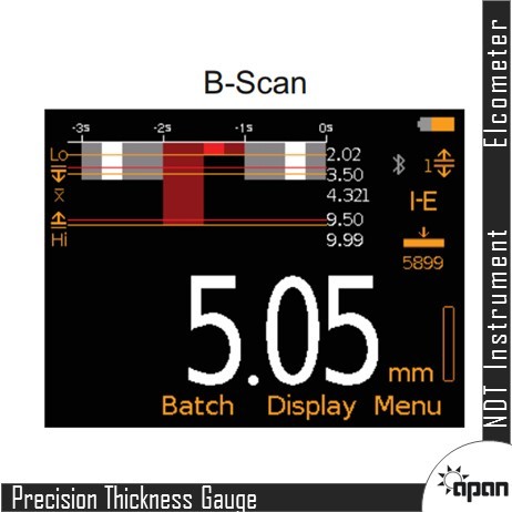 Precision Thickness Gauge - Durable Aluminum, Compact Design | High Accuracy Measurement, User-friendly Interface