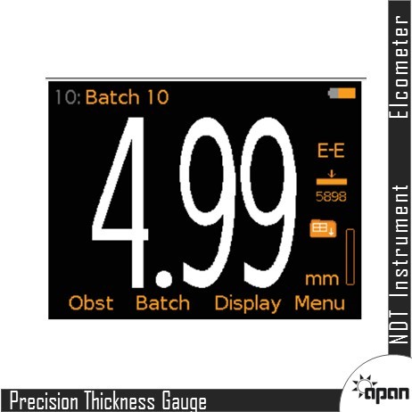 Precision Thickness Gauge - Durable Aluminum, Compact Design | High Accuracy Measurement, User-friendly Interface