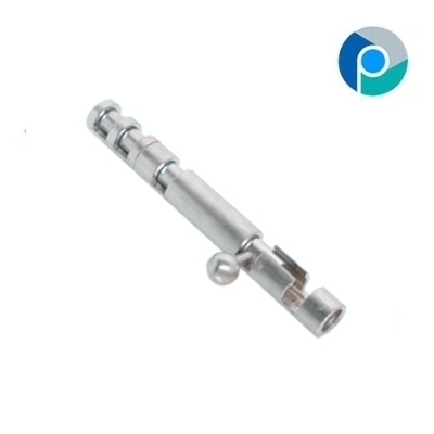 Polished Brass Tower Bolts Conceal Round