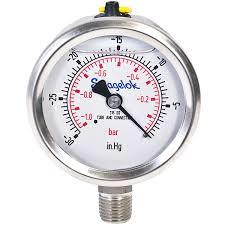 Pressure Vacuum Gauge Accuracy: +/- 5.0  %