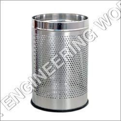 स्टेनलेस स्टील की छिद्रित कूड़ेदान