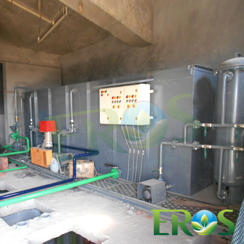 Sewage Treatment Plant - 5KL/Hr Capacity, 7mt x 3mt x 3mt Dimensions, Black MS Epoxy with Enamel Painting - Reliable, Efficient, Semi-Automatic Operation, 1 Year Warranty