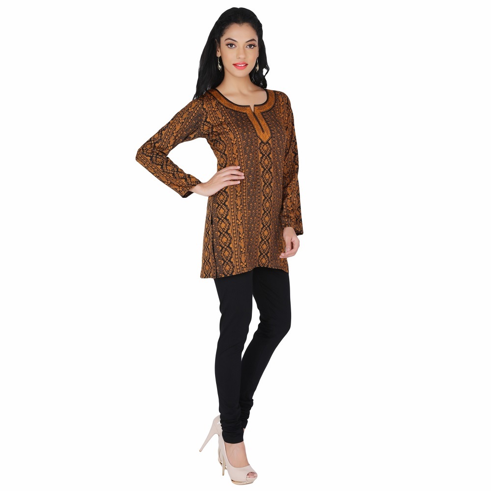 Blue Crape Kurti(blue)