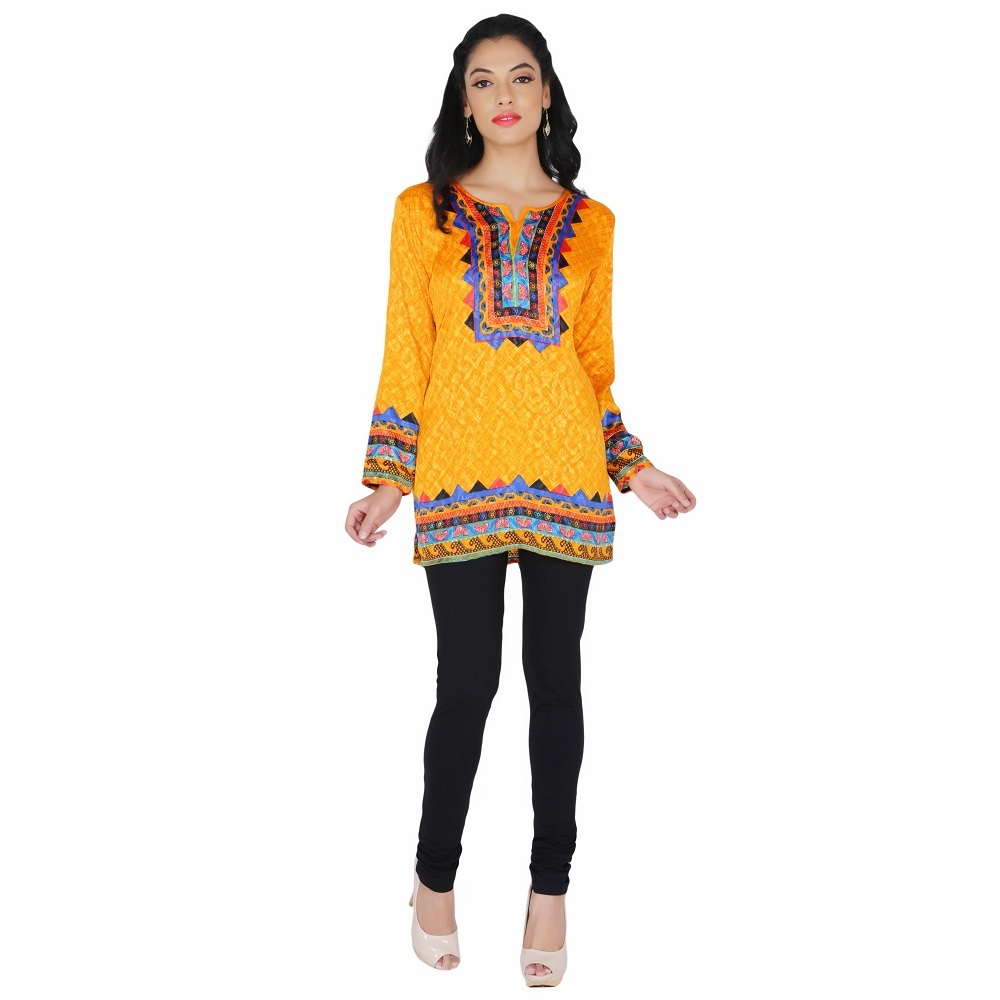 Pink Crape Kurti(pink)