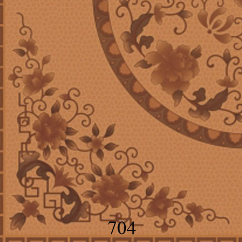 लकड़ी के चमकदार प्रिंट फर्श टाइल्स