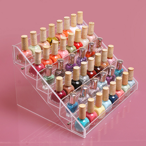 ऐक्रेलिक मैगज़ीन नेल पेंट डिस्प्ले स्टैंड