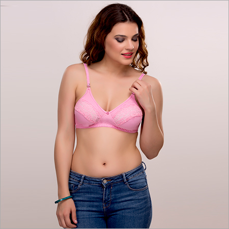 गुलाबी महिलाओं का ब्रा