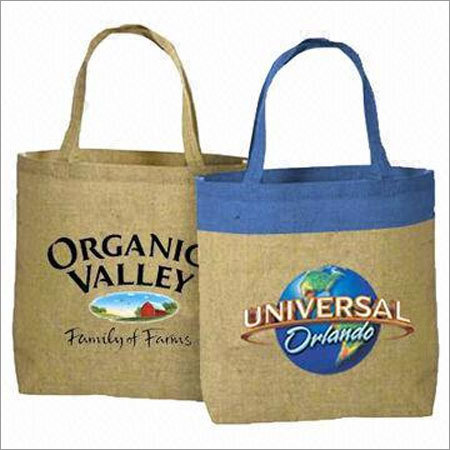 प्रिंटेड जूट बैग्स