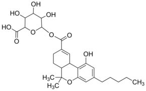 (+) -11-nor-i 9-thc-9-कार्बोक्जिलिक एसिड ग्लुकुरोनाइड समाधान C6h10o7