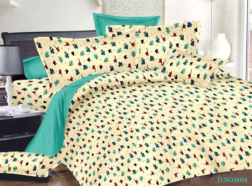 Multi Cotton Printed Bed Sheet