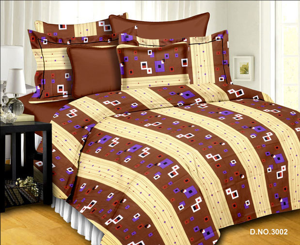 Pink Digital Prints Bed Sheets