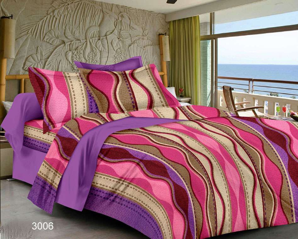 Pink Colored Bed Sheet
