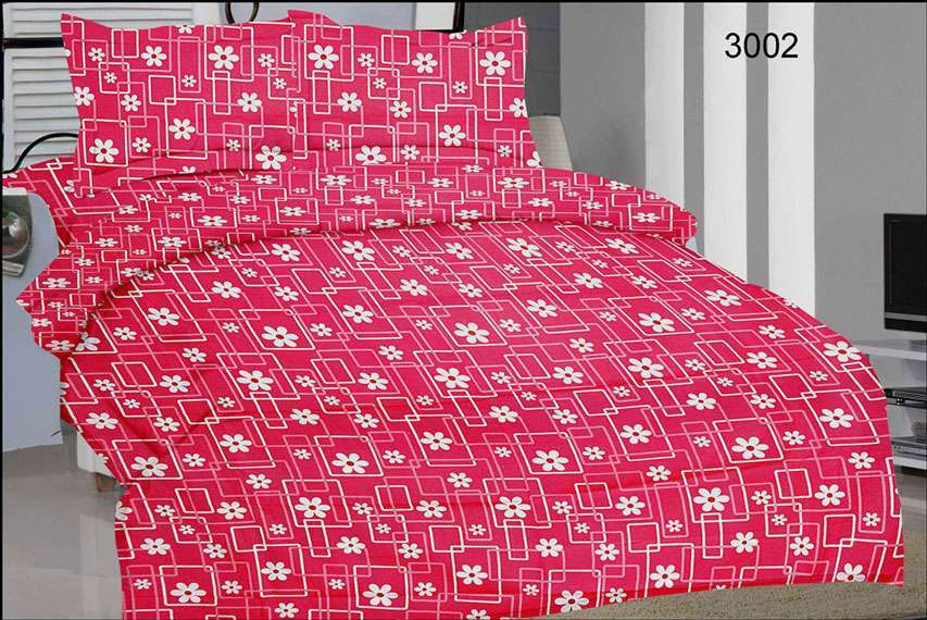 Pink Colored Bed Sheet