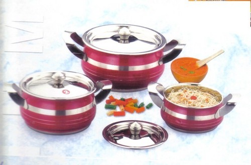 स्टेनलेस स्टील रंगीन डिश