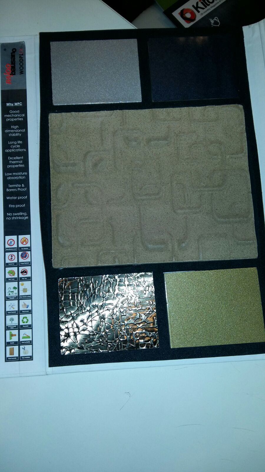 Designer Wpc Board - Color: Multicolor