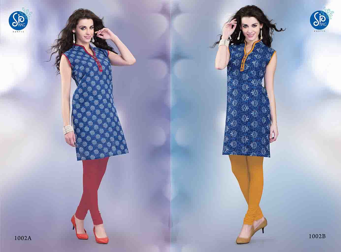 Indo Western Kurtis - Silk Blend, Knee-length, Mandarin Collar, Long Sleeves, Pink | Alluring Prints, Comfortable Wear, Elegant Look, Perfect Fit, Stylish Design