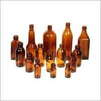 Medicines Amber Round Bottles