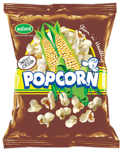 Sweet Cream Popcorn - Hygienically Processed, Deliciously Tempting Flavor | Perfect Tea Time Snack, Retains Freshness, Different Packaging Options