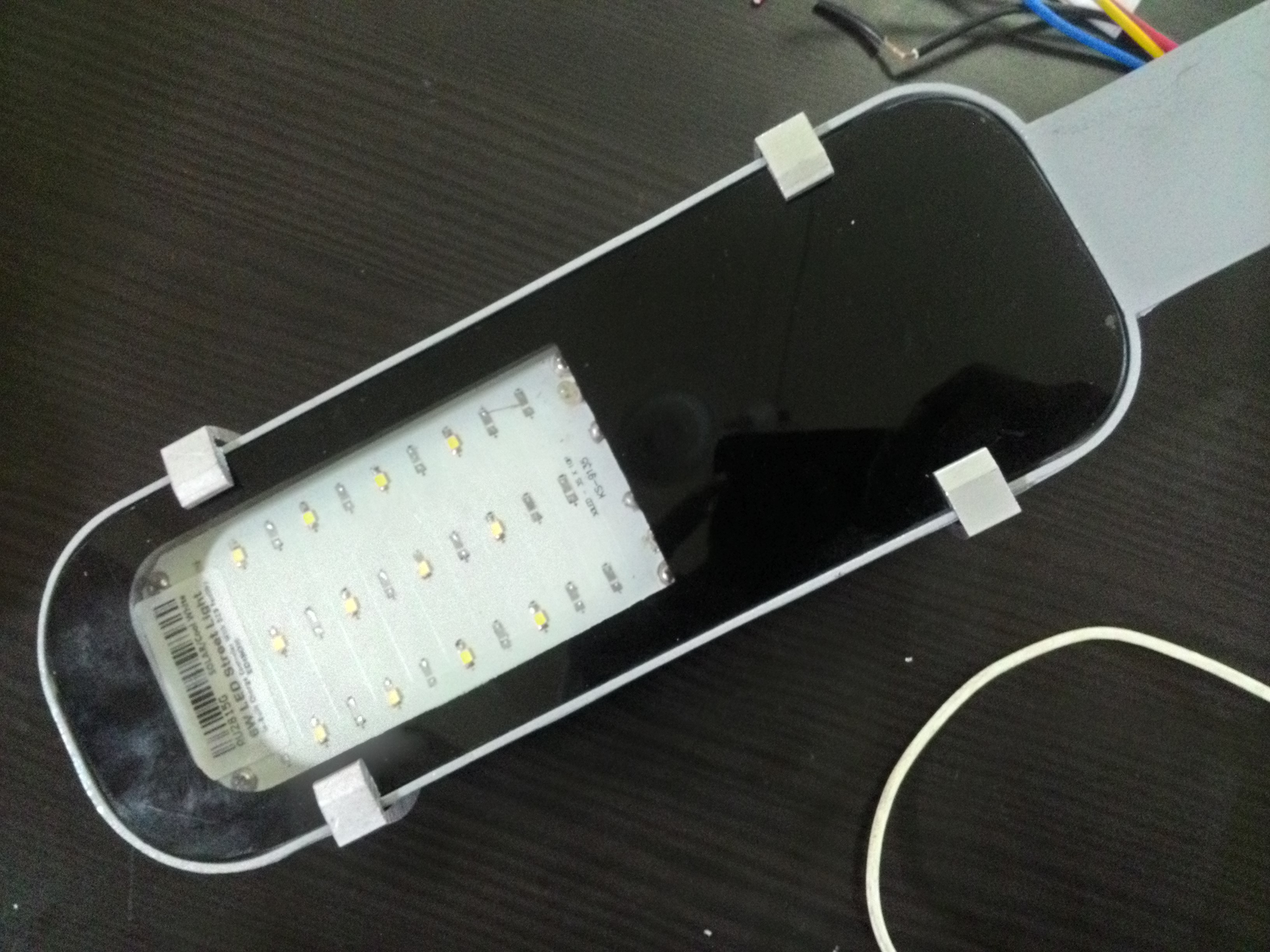 Metal Led Street Lights - Color: Grey And Black