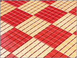 चेकर्ड एक्सटीरियर्स फर्श टाइल्स