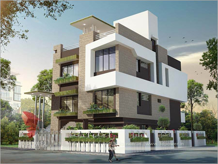 अपार्टमेंट एक्सटीरियर्स डिजाइनिंग सेवाएँ