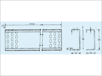 छिद्रित प्रकार केबल ट्रे