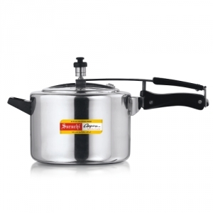Aluminium Pressure Cooker Inner Lid - 2L, 3L, 5L, 6.5L, 8L | Non-Stick Interior, Durable 1-4mm Thick Aluminium Alloy, Premium Coated Exterior
