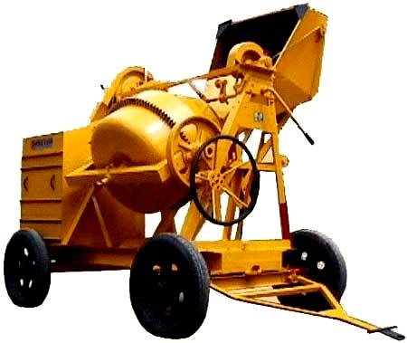 Yellow Concrete Mixer Machine