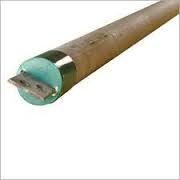 Safe Earthing Electrode - Copper, 2.5m Length, 16mm Diameter, 1.5kg Weight | 0.05 Ohms Resistance, 1.25m² Surface Area