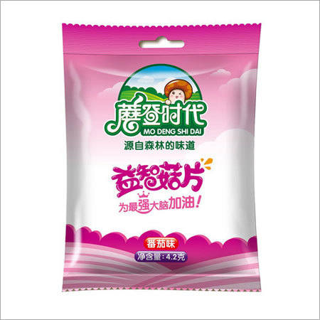 Tomato Needle Mushroom Crispy Slice - Pure Mushroom, Sealed Pouch, Pink | Crispy Texture, Delicious Taste, Travel Friendly