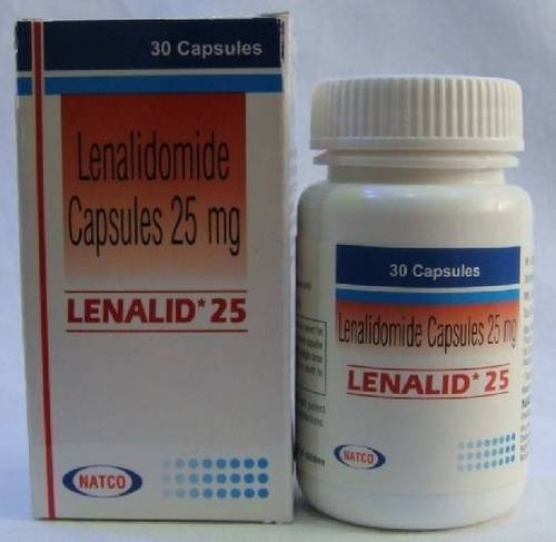 Lenalidomide 25mg - Capsules for Multiple Myeloma, Myelodysplastic Syndromes & Mantle Cell Lymphoma Treatment | Store in Dry Place, Combats Aggressive Cancer