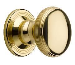 ब्रास राउंड डोर नॉब्स