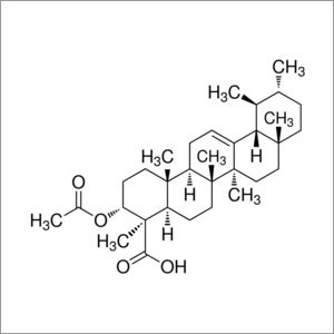 3-ओ-एसिटाइल-आई-बोसवेलिक एसिड C30h48o3