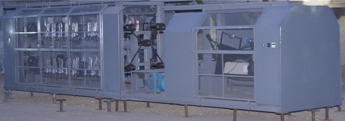 High speed plastic rope making machine