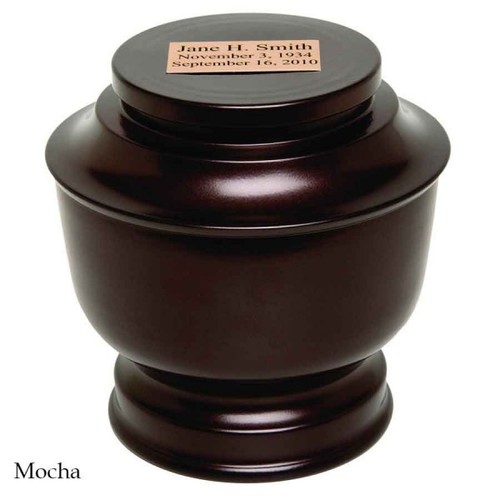 ब्राउन तुलसा पीतल श्मशान कलश