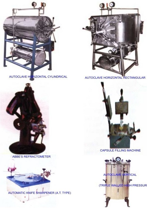 Autoclaves, Abbe's Refractometer
