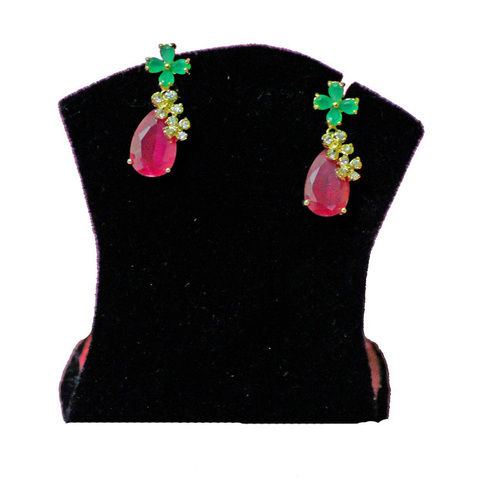 Red & Green Earrings