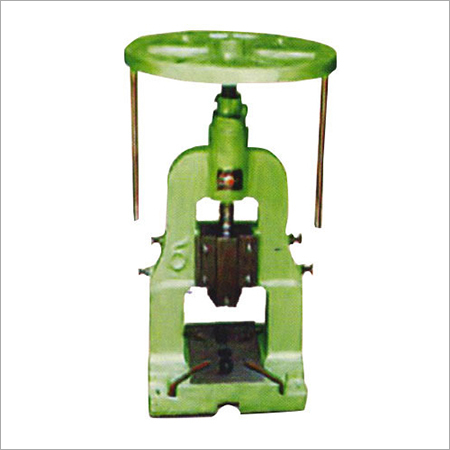 Green Mild Sheet Hand Operated Paper Plate Machine