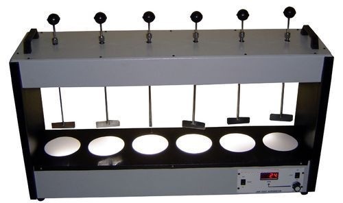 Jar Test Apparatus - Polycarbonate Material, Compact Design , High Durability and Precision Testing Features