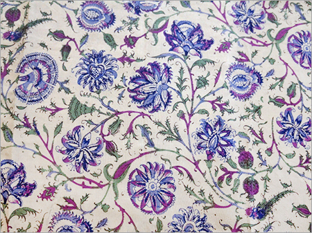 रेयान हैंड ब्लॉक प्रिंट फैब्रिक