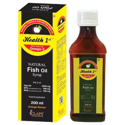 Health 1st Natural Fish Oil With Multivitamin Syrup at Best Price in