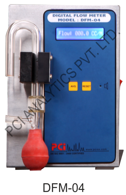 Digital Gas Flow Meter - Aluminum, 25x16x4 Cm | Direct Digital Readout, Microcontroller Based, Highly Accurate, Auto Range, Led/lcd Display, Soap Film Method
