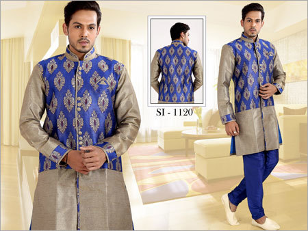 प्रिंटेड पुरुष कुर्ता जैकेट