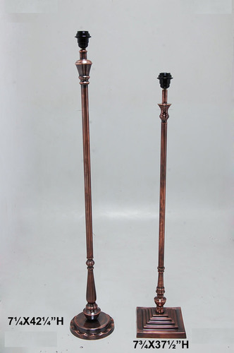 एल्यूमिनियम - पीतल के फर्श लैंप