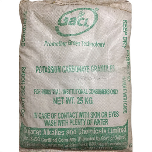 Potassium Carbonate Chemical Name: K2co3