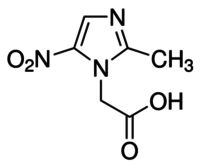  2- (2-मिथाइल-5-नाइट्रो-1एच-इमिडाज़ोल-1-वाईएल) एसिटिक एसिड
