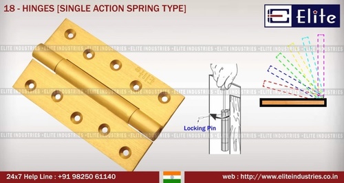 हिंग्स सिंगल एक्शन स्प्रिंग टाइप