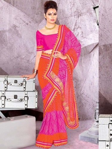Bandhani Print Saree