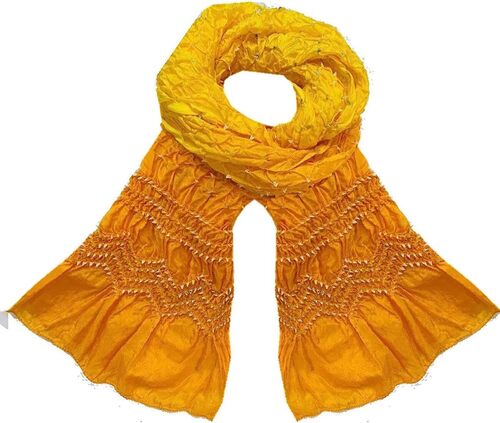 मल्टीकलर इंडियन सिल्क ओम्ब्रे डाई प्लेन डाईड स्टोल्स